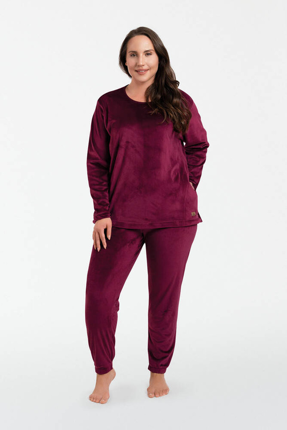 Komplet damski Akara Italian Fashion - bordowy