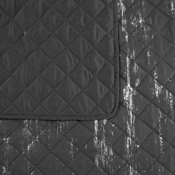 Narzuta dekoracyjna Blink 1 Design91 grafitowy/srebrny