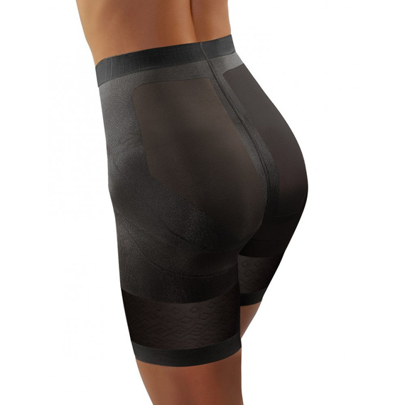 Szorty push up bezszwowe wyszczuplające Magic Body Sesto Senzo czarny 