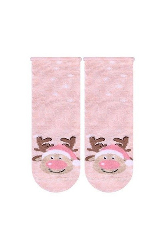 Skarpetki Zimowe Wzory art.138 Steven - biały 125