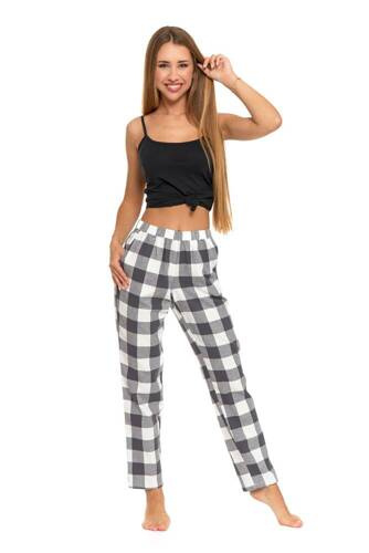 Spodnie piżamowe damskie PDS3000-001 Moraj - czarny