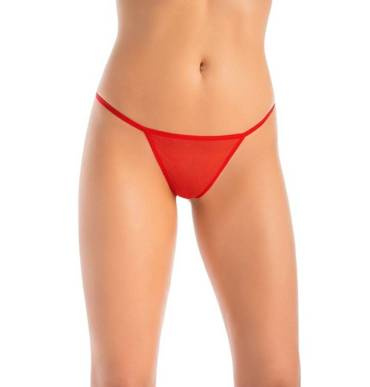 Stringi Damkie Paski Teyli - czerwony