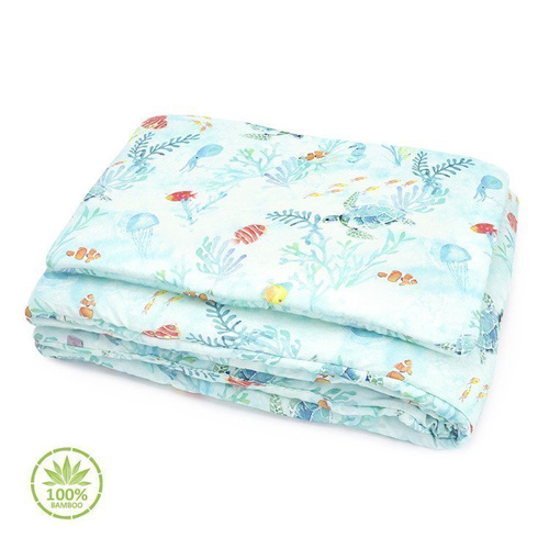 Pościel z wypełnieniem 100% Bamboo Woodland - Makaszka