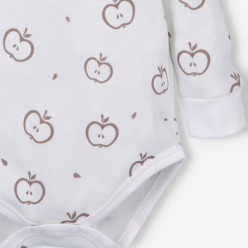 Body z bawełny organicznej Happy Apples Nini druk