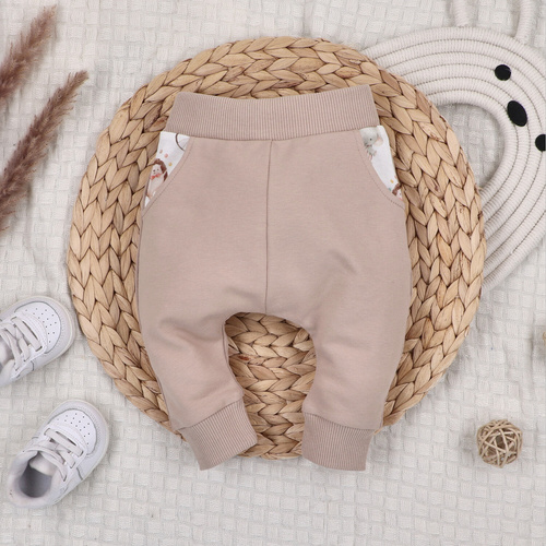 Nini Circus – dziecięce spodnie dresowe z organicznej bawełny, hipoalergiczne i ekologiczne