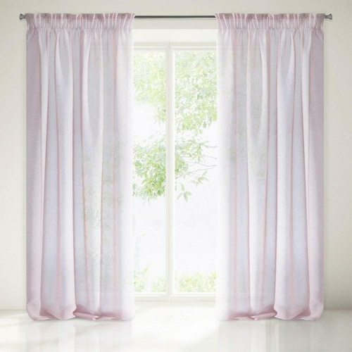 Firana gotowa ELPIDIA Eurofirany różowy