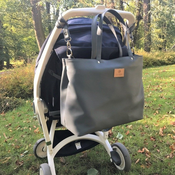 Torba ze skóry ekologicznej Secret Garden - Makaszka