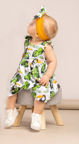 186166 Tukan Sukienka bawełniana Nicol