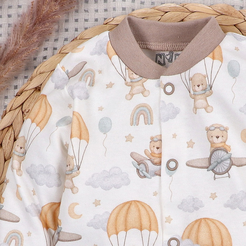 Nini Kaftanik Sky Journey – organiczna bawełna, dla noworodka