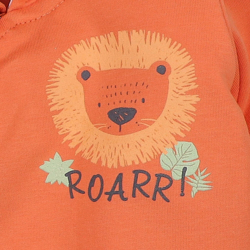 Bluza z bawełny organicznej Lion Nini zielony