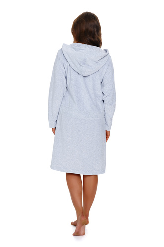 SWO.1008 Szlafrok damski Doctor Nap - grey melange
