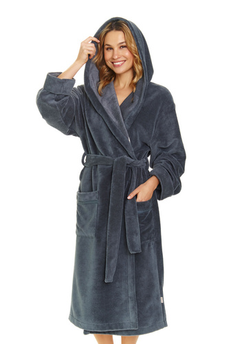 SWW.7135 Szlafrok damski Doctor Nap - grey