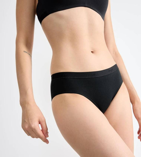 Figi Damskie Casual Hipster Sloggi Go - black