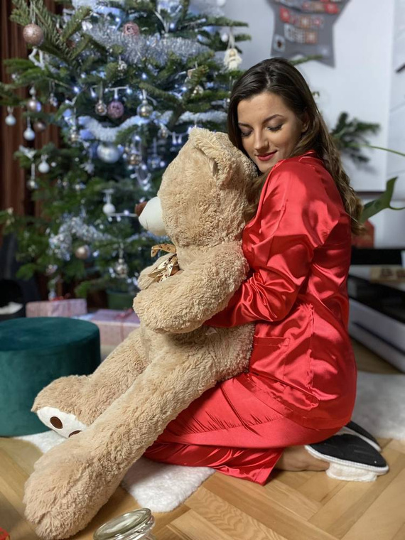 934 Classic Piżama damska Forex - czerwony