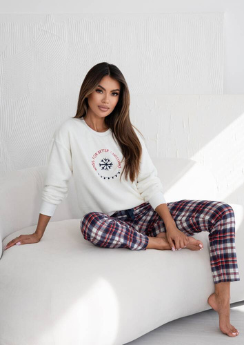 Piżama damska Better Sensis -śmietanowy