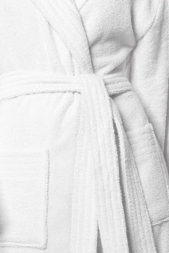 Długi Szlafrok Damski Frotte 2102 L&L - navy 