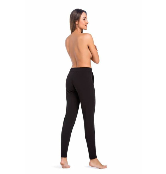 Spodnie piżamowe Floria Teyli - czarny