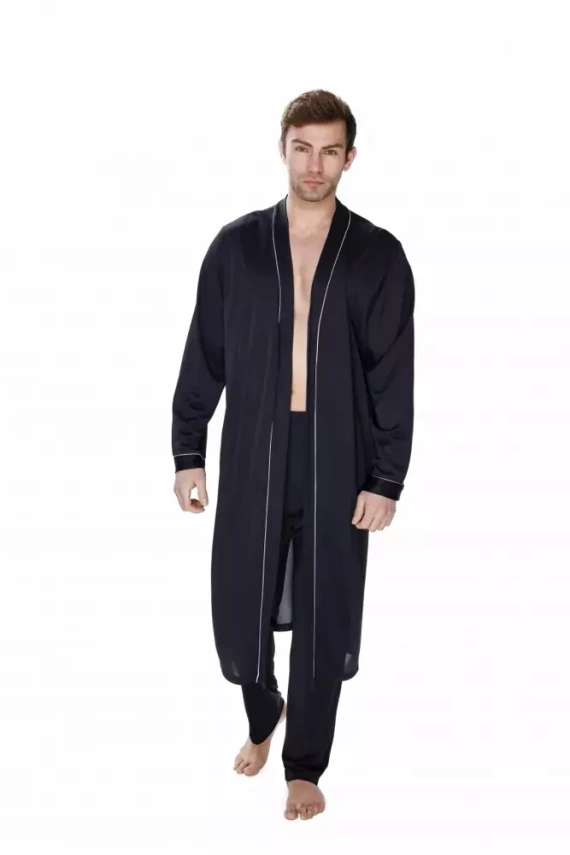 Szlafrok męski 86468 Aleksander James Bradley granatowy