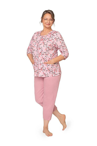 Piżama damska 201 Maria II Martel  brudny róż 26