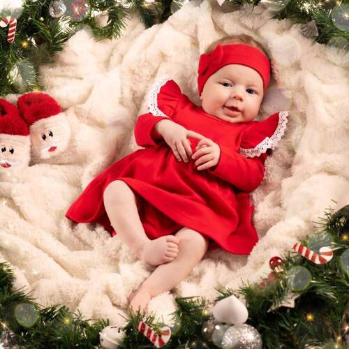 163159 Sukienko-body + opaska "Magia Świąt" Nicol