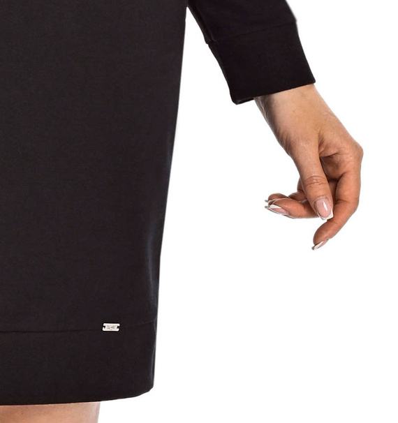 Sukienka z długim rękawem Paula Teyli - czarny