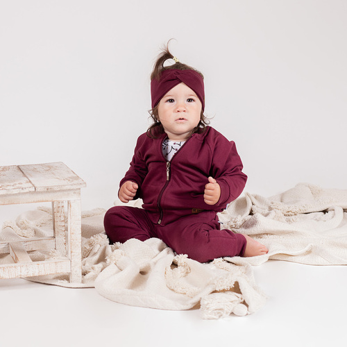 Bluza dresowa Nicol Alisa 217272 – bawełna, burgund