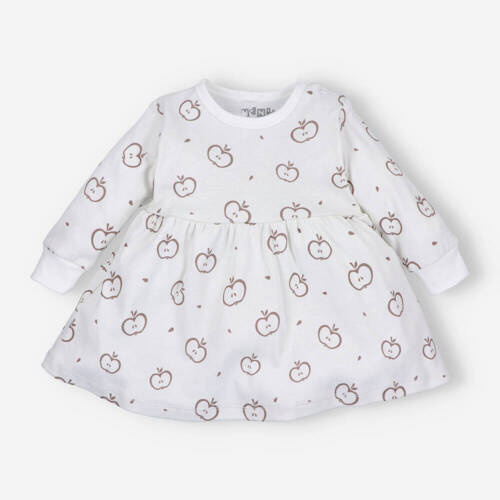 Sukienka z bawełny organicznej Happy Apples Nini druk