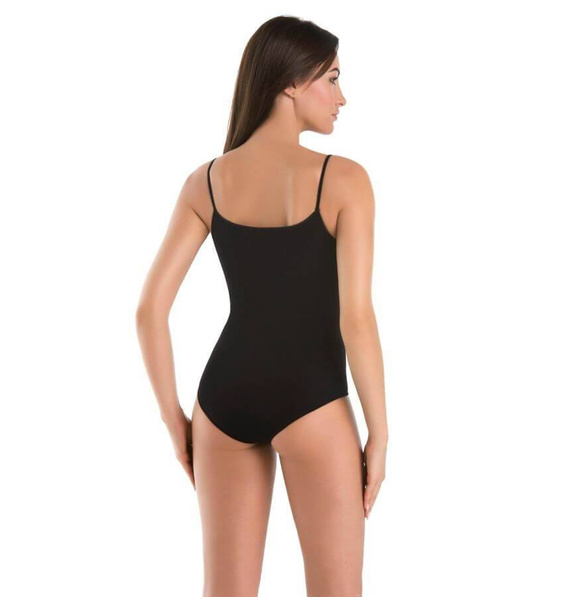 Body damskie na ramiączkach 2402-2 Classico 2 pack Teyli czarny-biały