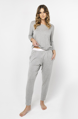 Komplet Damski 3/4rękaw, dł.spodnie Styl Italian Fashion melanż 