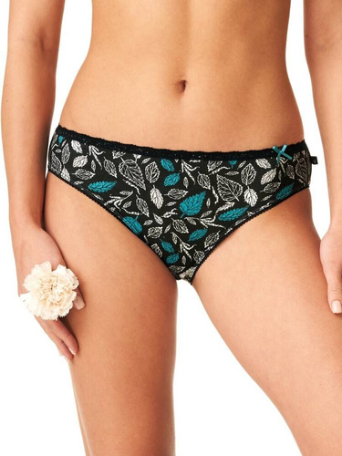 Figi damskie LPR 928 A'2 2-pak Key beżowy czarny