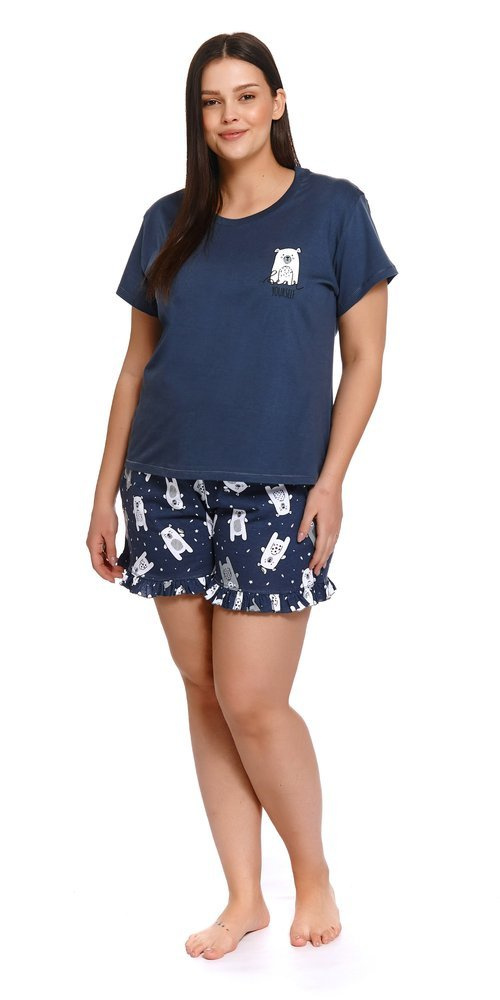 PM.4219 Piżama Damska Doctor Nap - deep blue