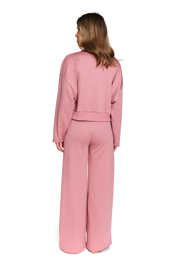 Dres damski Doctor Nap 7360 – Bawełniany, oversize, szerokie spodnie | Polska jakość - blush rose