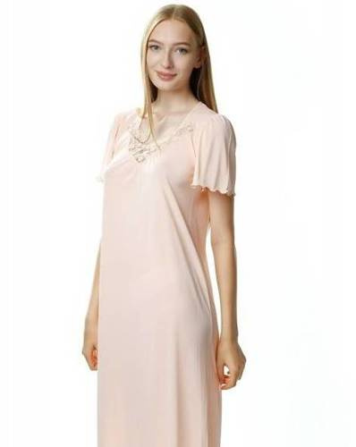Koszula nocna damska 4112 Beatriz Mewa łososiowy