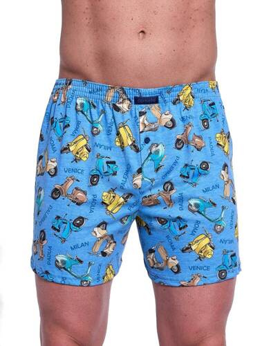 Bokserki męskie 001/172, 011/172  Classic Cornette niebieski