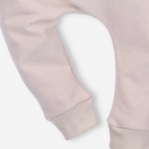 Spodnie dresowe z bawełny organicznej Pink Flowers Nini różowy 