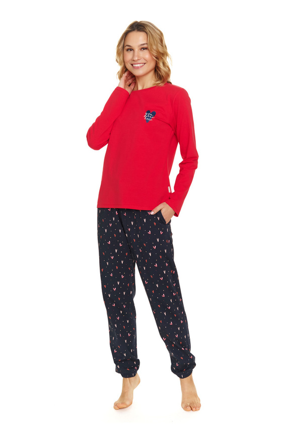 PM.7130 Piżama Damska Doctor Nap - hearts