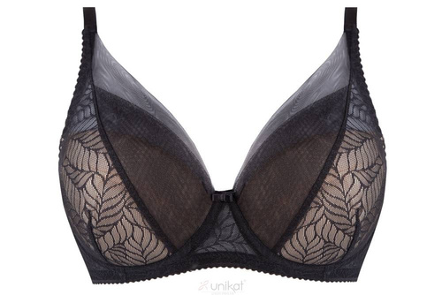 Biustonosz push up Navi Unikat czarny-beżowy 