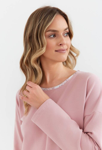 Koszula nocna 428 Cana -pudrowy róz