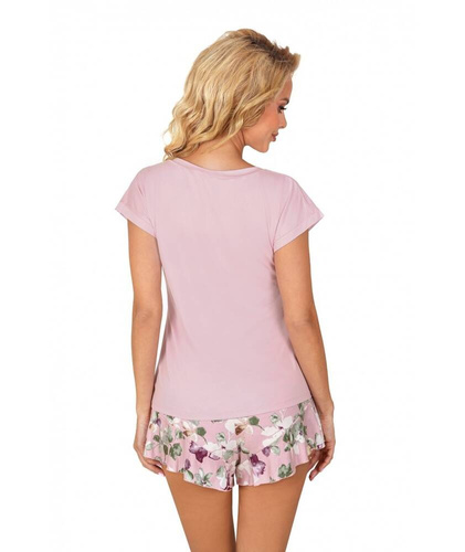 Piżama damska Nicola 1/2 Donna - fuksja