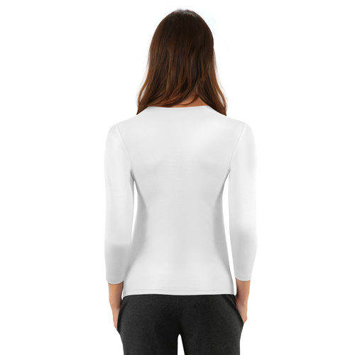 Bluzka damska długi rękaw Luisa Sesto Senzo biały 