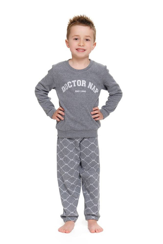 PDU.5243 Piżama dziecięca Unisex Doctor Nap - grey