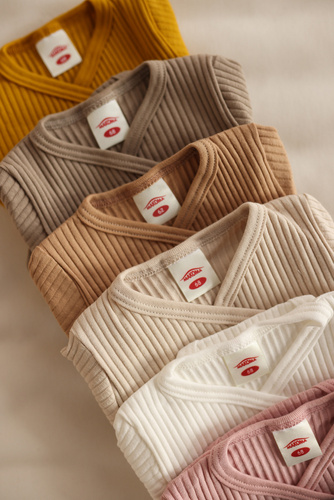 Body dzidziuś z długim rękawem "Natural Harmony" Makoma fango 