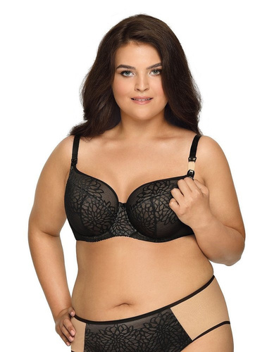 Biustonosz Półusztywniany do karmienia 1914 K Ava czarny 