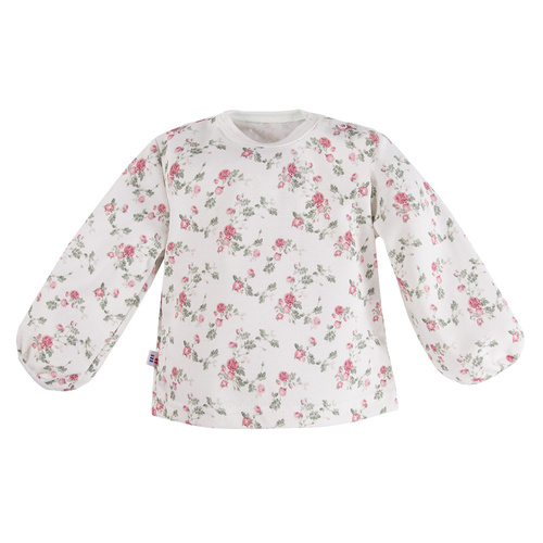Bluzka dla dziewczynki Roses Eevi- biały druk