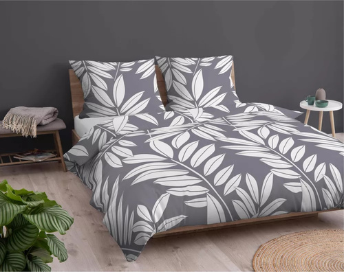 Pościel bawełniana 4964A liście Detexpol 
