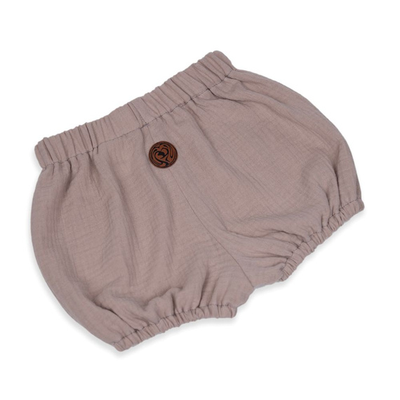 Bloomersy bambusowe szorty Beżowe Makaszka