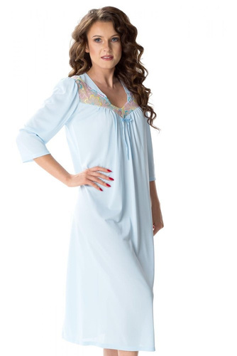 Koszula nocna damska Mewa 6351 Diana Spring niebieski