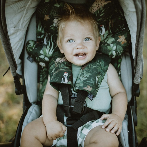 Ochraniacze na pasy Sawanna Velvet Makaszka