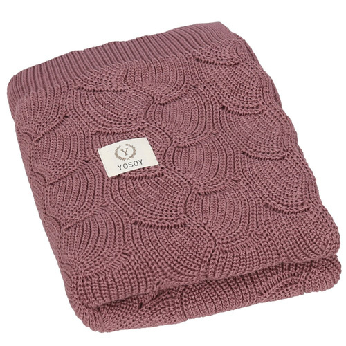 Kocyk WAVES eco cotton Ivory Yosoy 