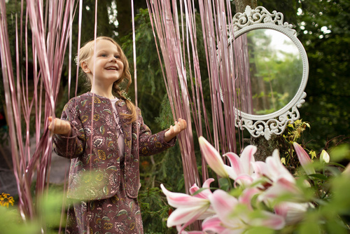 Kurtka dziewczęca Magic Vibes Pinokio - fiolet